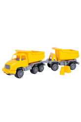 Dump truck with trailer, 50cm - Koko-Kamel.com
